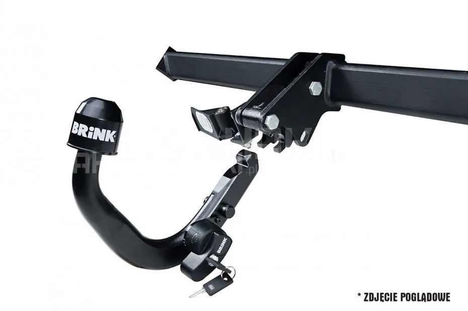 VW Golf / Skoda Octavia / Seat Leon  -  hak wypinany Brink na klucz