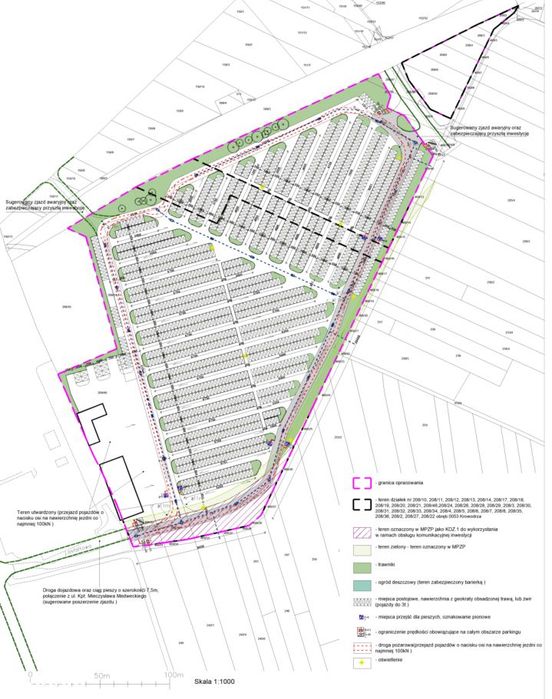 Teren 5,42 ha pod parking | Kraków-Balice | przy lotnisku - Widok 2