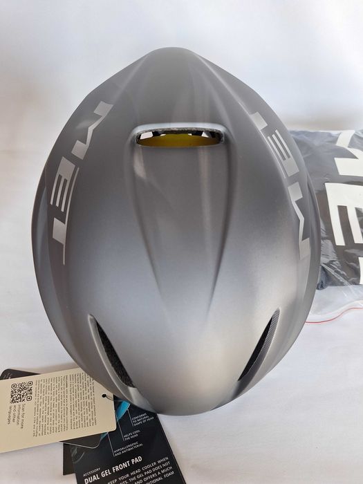 Kask rowerowy szosowy Met Manta Mips Dark Slate Red Matt M 56-58cm