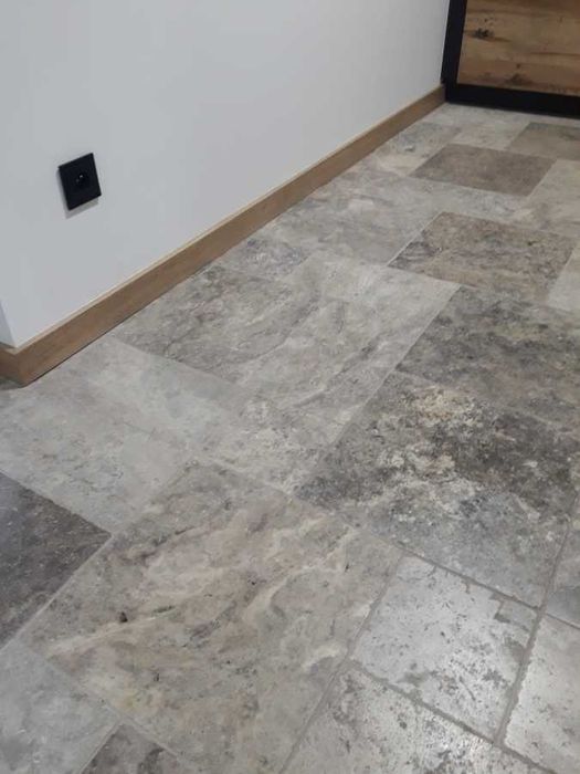 Trawertyn Silver Ash - Kamień Naturalny - Komplet Rzymski