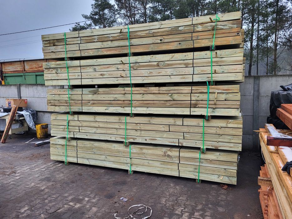 łata dachowa impregnowana 6x4  - 4m kantówka płyta OSB