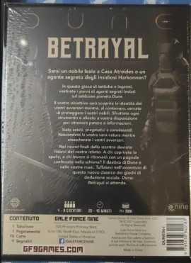 Dune: Betrayal – Jogo de tabuleiro novo e selado (edição italiana)