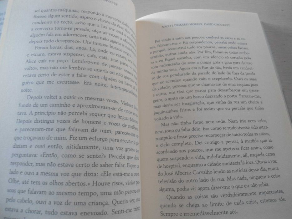 Não te deixarei morrer, David Crockett de Miguel Sousa Tavares