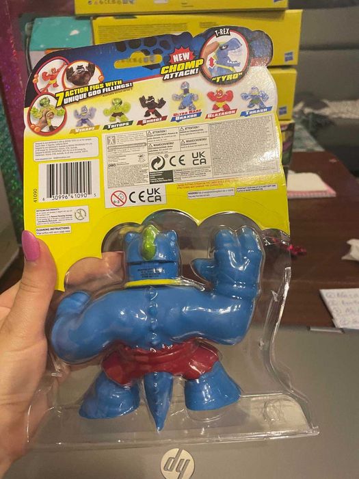 Goo Jit Zu Dino power Tyro The Trex, Гуджитцу Динозавр Тайро Рекс