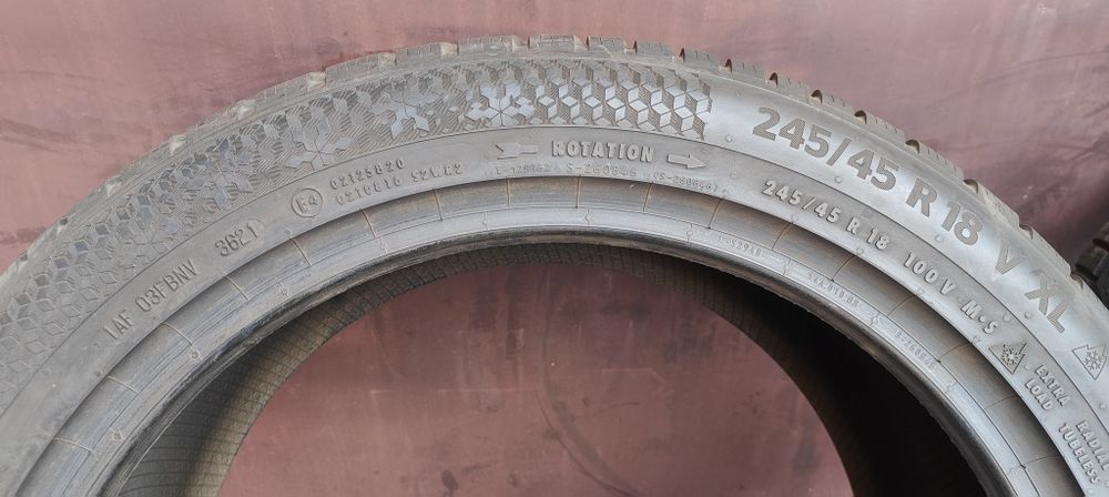 245/45R18 Continental Wintercontact TS 870 dot 3621
