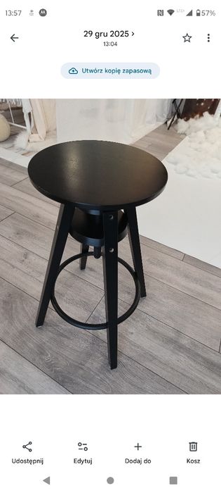 Stołek barowy IKEA