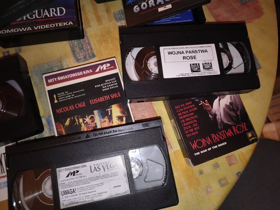 Filmy VHS // zestaw // kasety