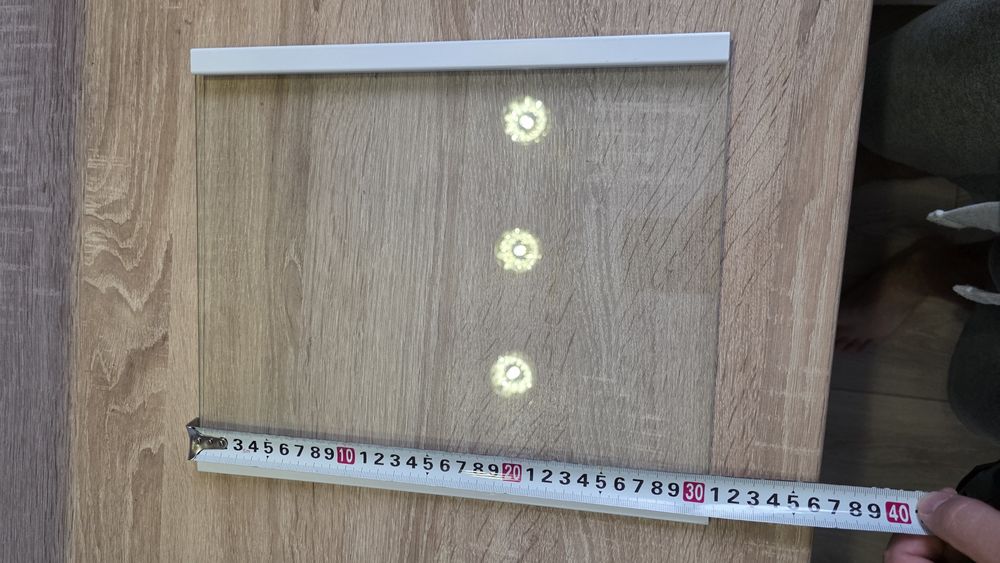 Półki do lodowki Lg side by side 3 rozmiary jedna biala