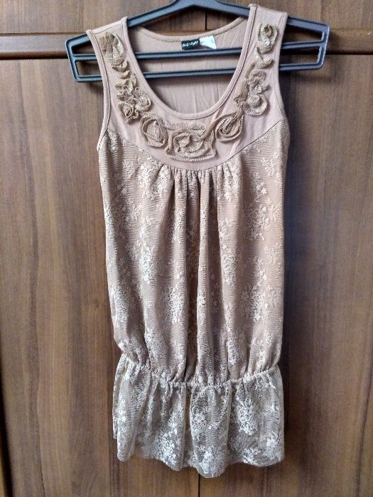 Майка бежевая с вискозы