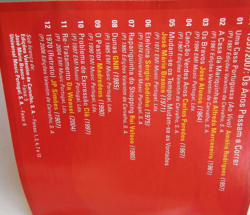 Ontem, Hoje e Amanhã - - - - - [50 Anos de Música Portuguesa] - 2 X CD