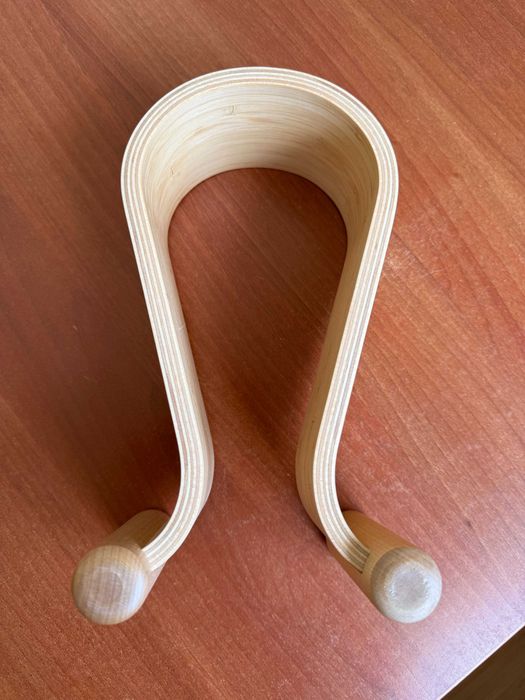 Suporte para Auscultadores design em madeira de bambu