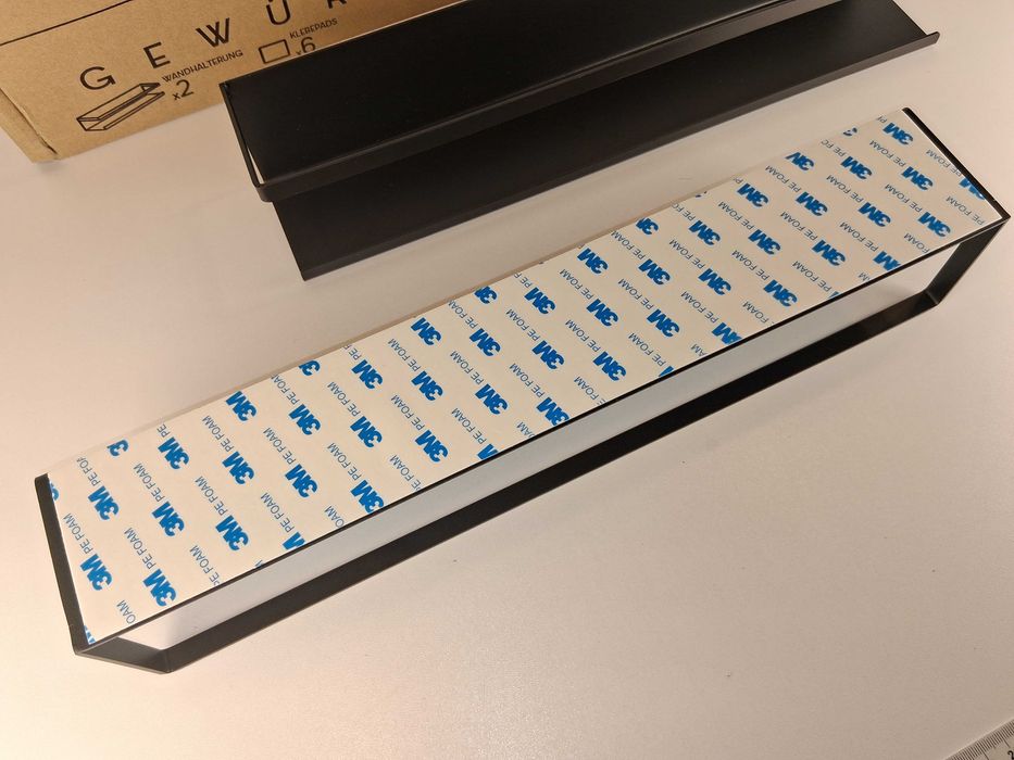 E020 Zestaw 2 Sztuki Półki Na Przyprawy Magnetyczne Likaya Czarne