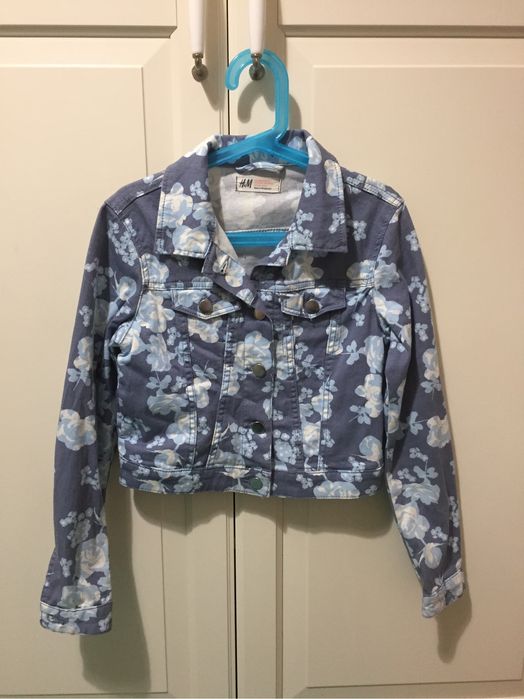 Katana kwiaty h&m 146 kurteczka  10-11