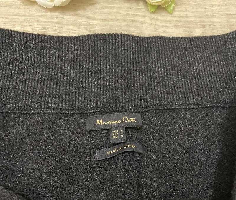 Теплі трикотажні штаны кюлоты, прямі штани MASSIMO DUTTI, р.M-L