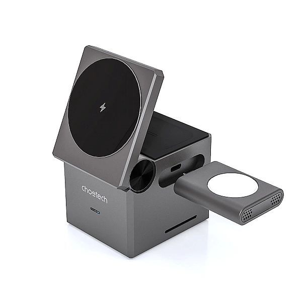 Ładowarka Choetech T632-f indukcyjna 15w 3w1 na iPhone / Apple Watch /