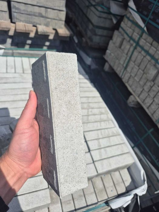 Palisada Betonowa Linea Kostka Brukowa kolor biały 5,5x22,5 cm Obrzeże