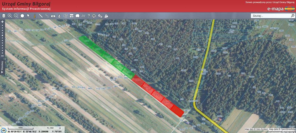 Sprzedam działki budowlane z W-Z okolice Biłgoraja (Smólsko Małe)