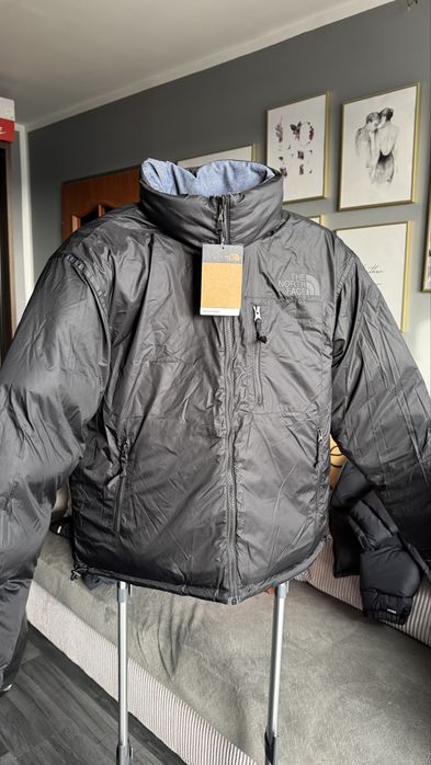 The North Face 92 reversible nuptse denim blue/black rozmiar M