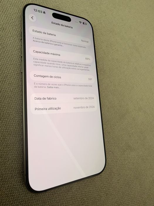 iPhone 16 Pro Max 256GB Prateado – Imaculado e com Garantia