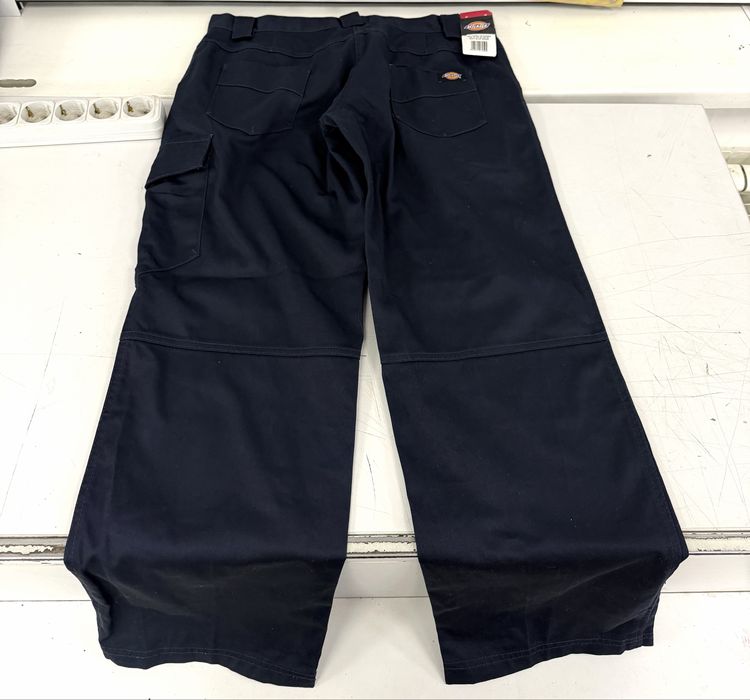 Джинсы трубы хип хоп рейв штаны фубу джерси дикис реп raw blue rap ysl