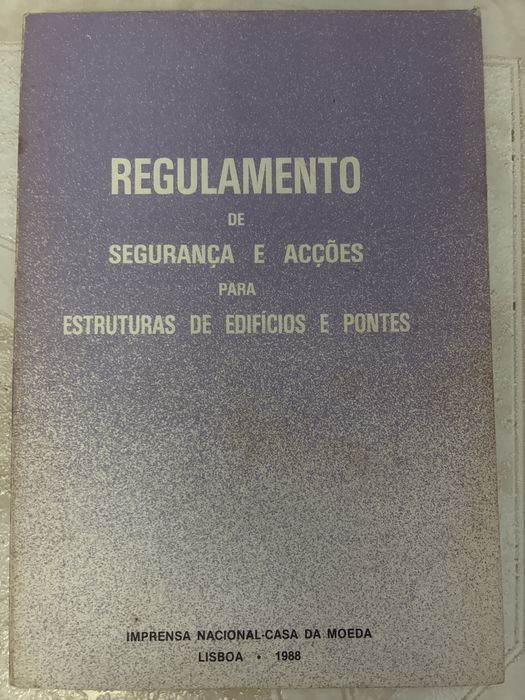 Regulamento de Segurança e Acções para Estruturas de Edifícios e Ponte