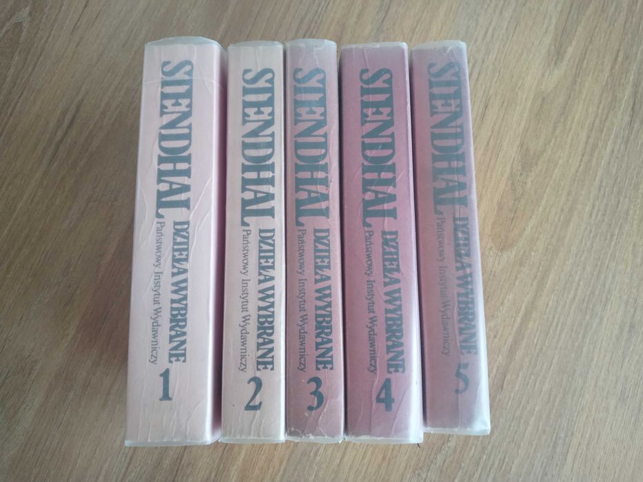 Stendhal - Dzieła wybrane - komplet 5 tomów (folia ochronna)