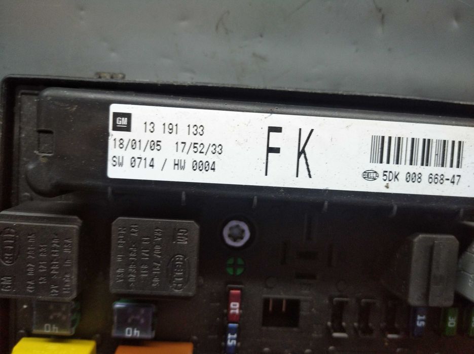 Astra H Zafira B moduł bsi FK