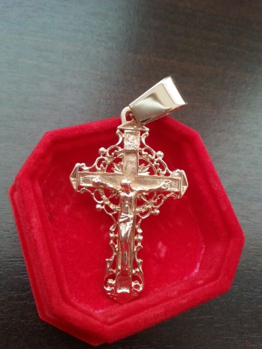 Złoty Łańcuszek GALIBARDI + KRZYŻ - 585 - Warszawa