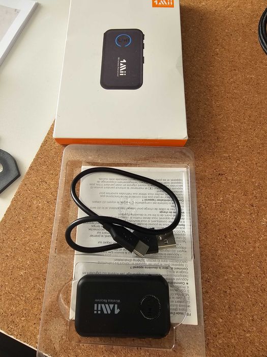 Receptor Áudio Bluetooth 1Mii ML100 (Semi novo na caixa / Para Carro ou Colunas)