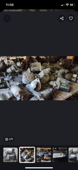 Стартер Suzuki sx 4 usa