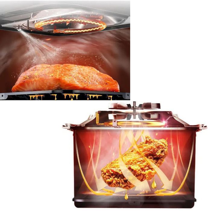 Мультипіч Midea MF-CY75C аерофритюрниця духовка та гриль на Миколая