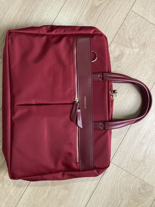 Torba na laptopa bordowa