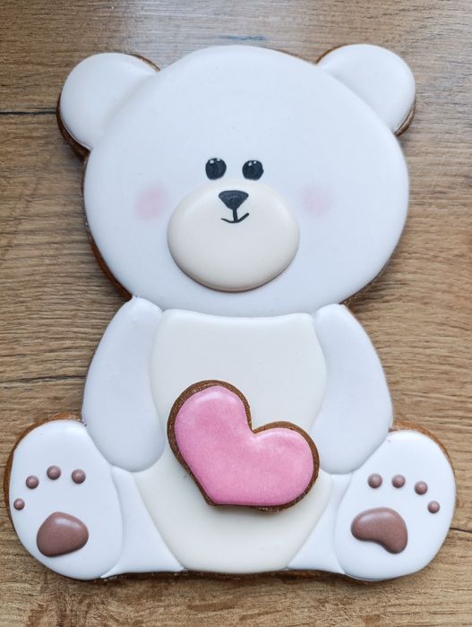 Piernik Miś walentynki , dzień babci, dzień dziadka