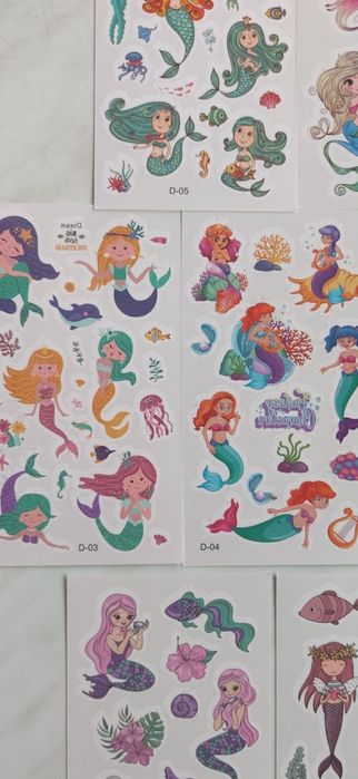 Тату для дівчинки РУСАЛКА