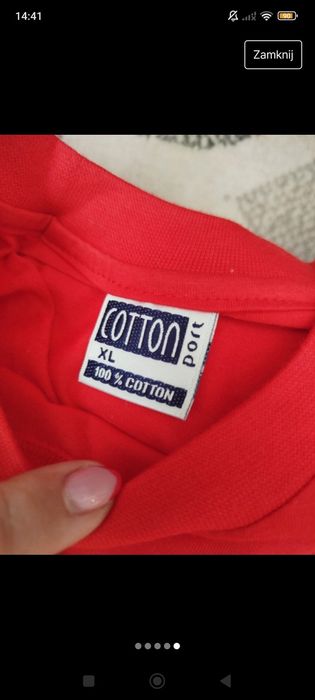 Czerwony T-shirt unisex Coca-cola sięgnij po orzeźwienie