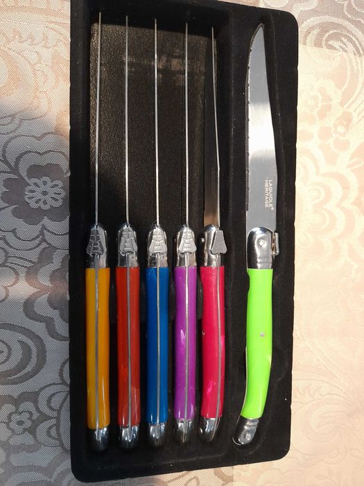 Nóż Laguiole do steków z stali nierdzewnej 6 sztuk