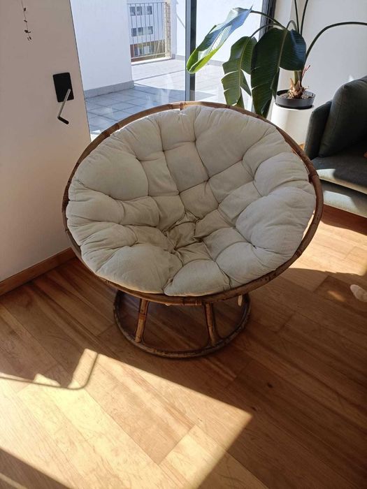 Poltrona Papasan Bambu