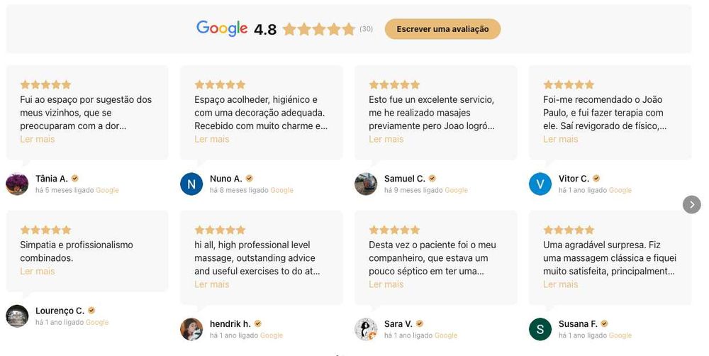 Massagem Terapêutica e Alívio de Dores - Clínica em Cascais