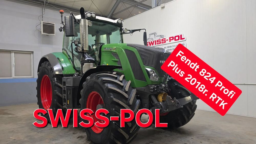 Fendt 824 Vario ProfiPlus  55km-h Rtk Grip 5050 Mtg Bardzo ładny 724 Profi  826 Power Vario Tms 6215R Axion Massey 7724 Valtra S  Posiadamy Transport Zobacz Film fENDT 828 vARIO 930 Vario