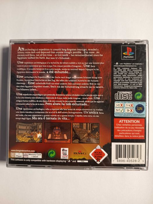 EXHUMED PSX PS1 PlayStation 3XA komplet
