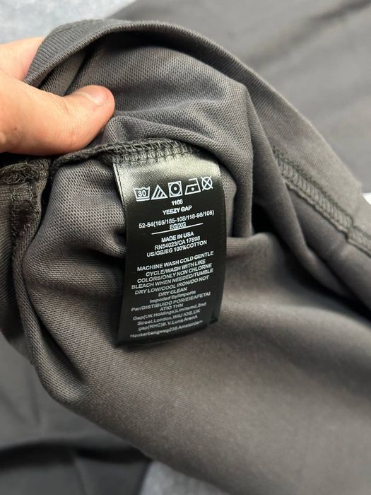 Yeezy GAP Balenciaga лонгслів футболка лонгслив лонг худи свитшот сіра