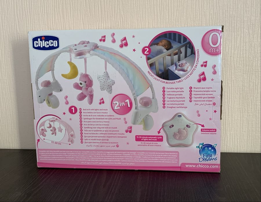 Мобіль Chicco з нічником новий у коробці