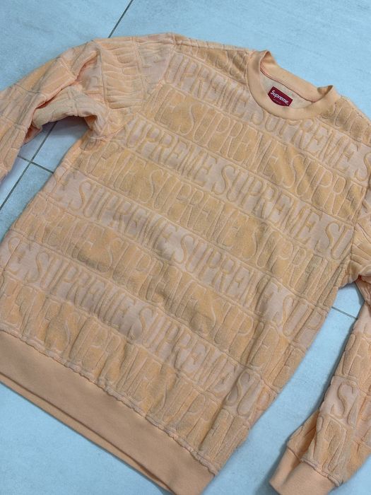 Оригінальний лонг Supreme Logo Stripe Terry розмір М