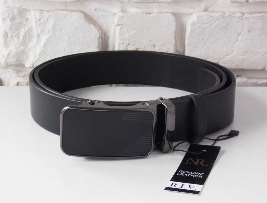 Ремень мужской кожаный автоматический + коробка / шкіряний пояс