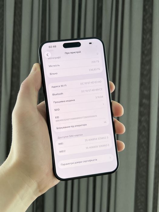 ЯК НОВИЙ! | iPhone 15 Pro Max | 256gb | Black Titanium | Neverlock |