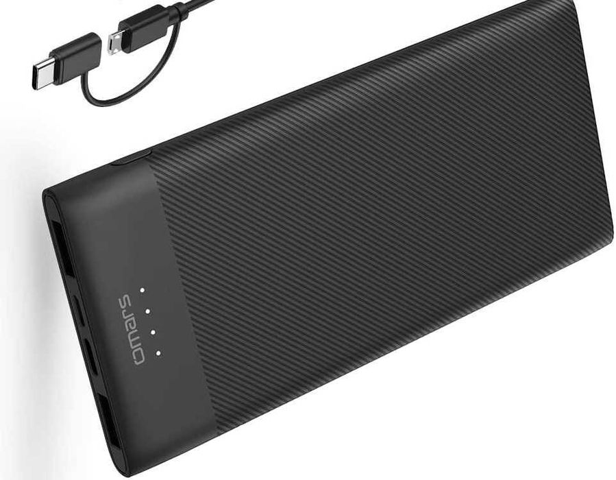 Omars SlimPack Power Bank 10000mAh – Przenośna Ładowarka Ultra Slim