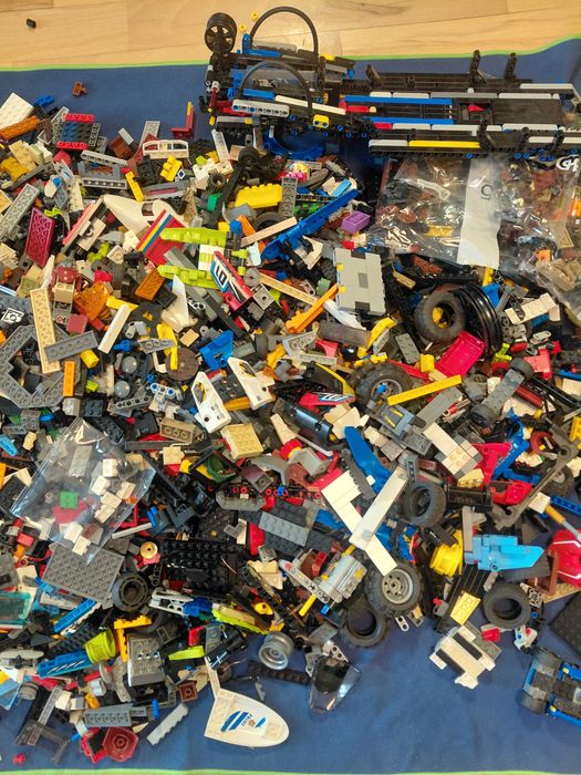 Klocki lego różne części elementy 9,6 kg