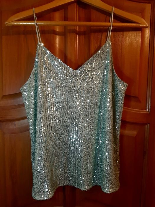 Блуза / майка в паєтки