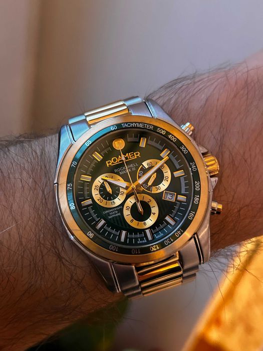 Zegarek Roamer Rockshell Mark III chronograf na bransolecie