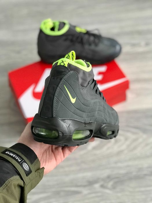 Мужские зимние кроссовки Nike Air Max 95 Sneakerboot "Grey" 40-45